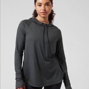 Athleta Uptempo Hoodie Sweatshirt in Navy